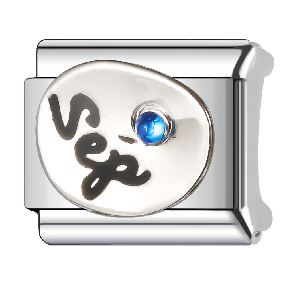 Wholesale Italian module 9MM single month module bracelet