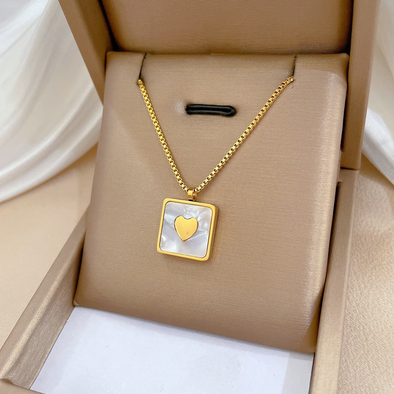 Wholesale Titanium Steel Geometric Animal Necklace Clavicle Chain Choker Necklace ACC-NE-LiGe005