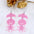 Wholesale Halloween Earrings Long Stitching Bat Pumpkin Spider Acrylic Earrings