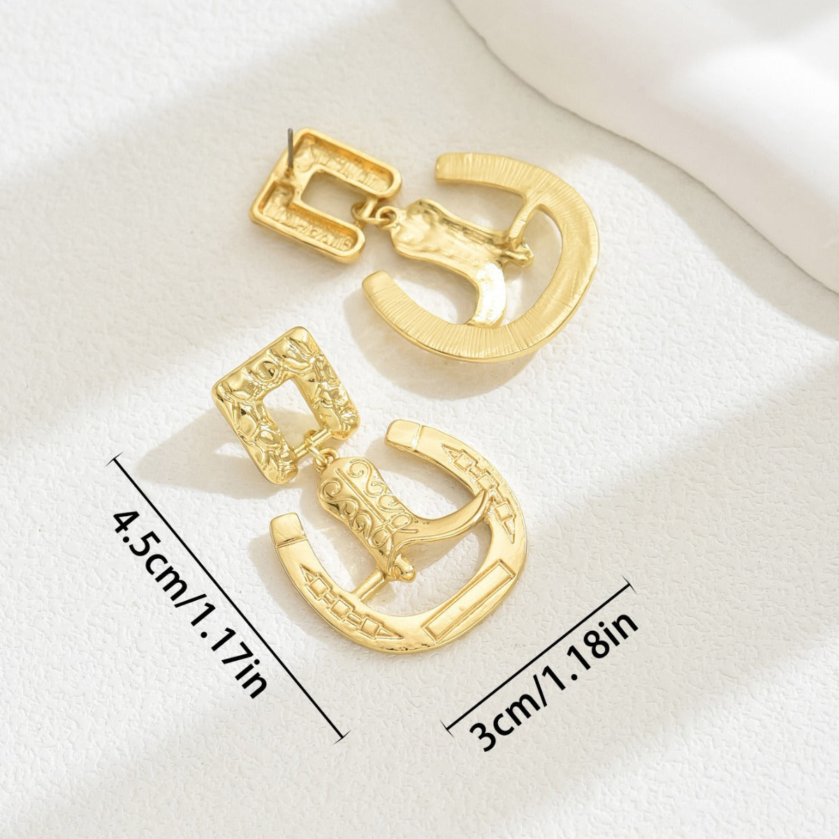 Wholesale Boots Horseshoe Alloy Earrings ACC-ES-BaSha004