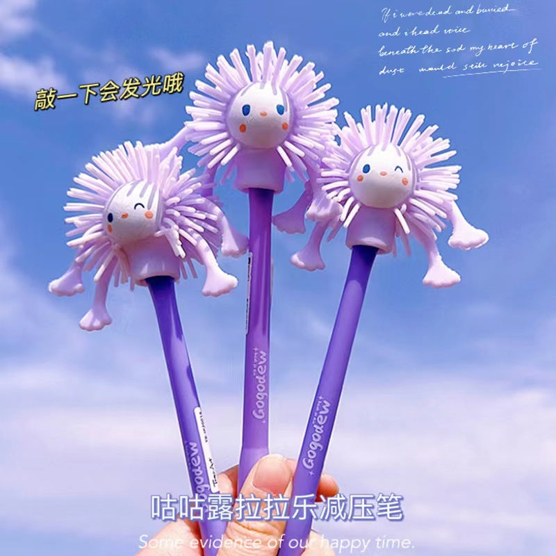 Wholesale Cartoon cute doll ballpoint pen Decompression Ballpoint Pen
