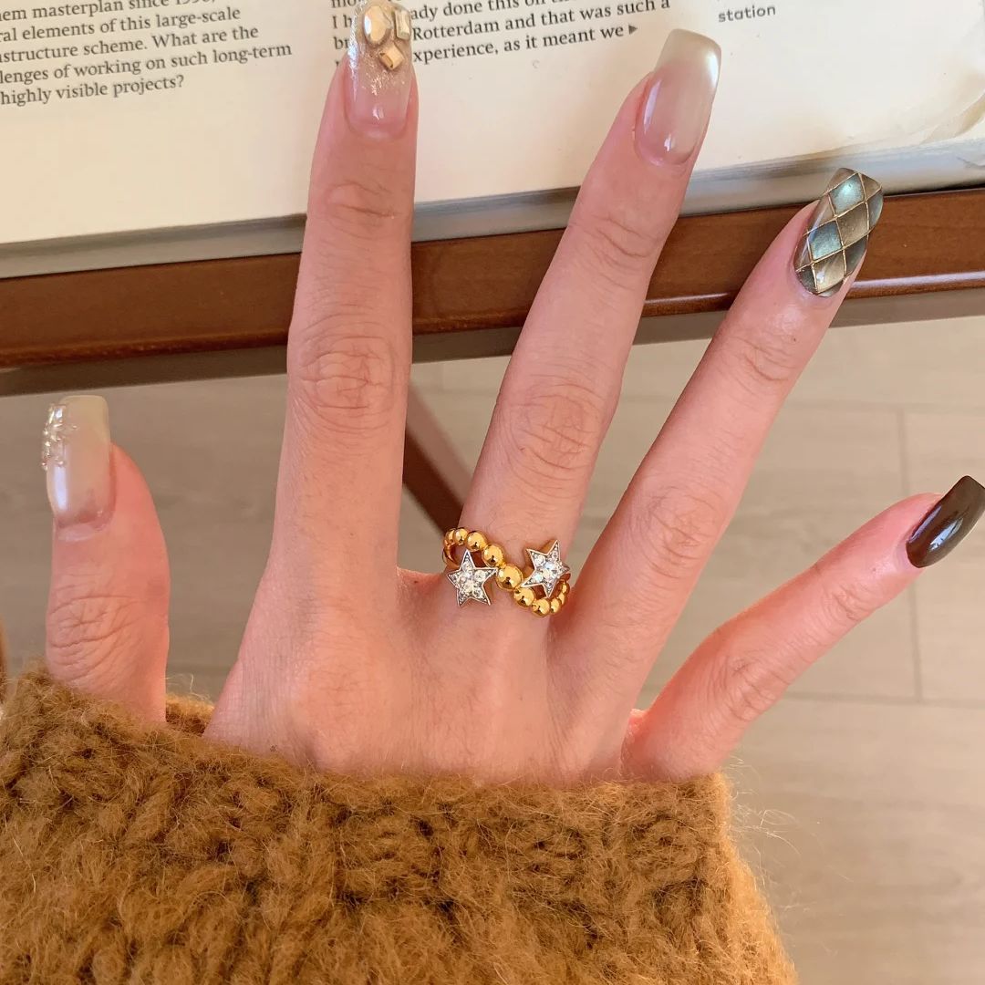 Wholesale Light Luxury  Gemini Ring