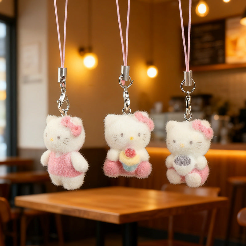 Wholesale 3D Cute Cartoon characters Plush Keychain