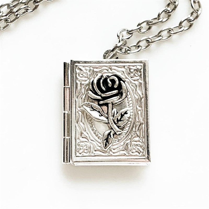 Wholesale Book Lock Alloy Necklaces ACC-NE-Juna002