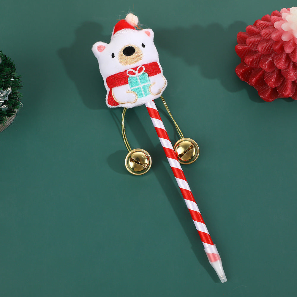 Wholesale Christmas plush doll ballpoint pen