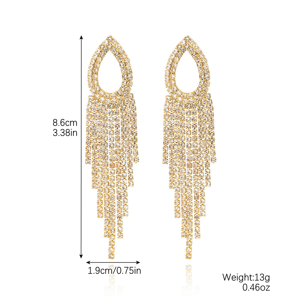 Wholesale  personalized luxury tassel earrings