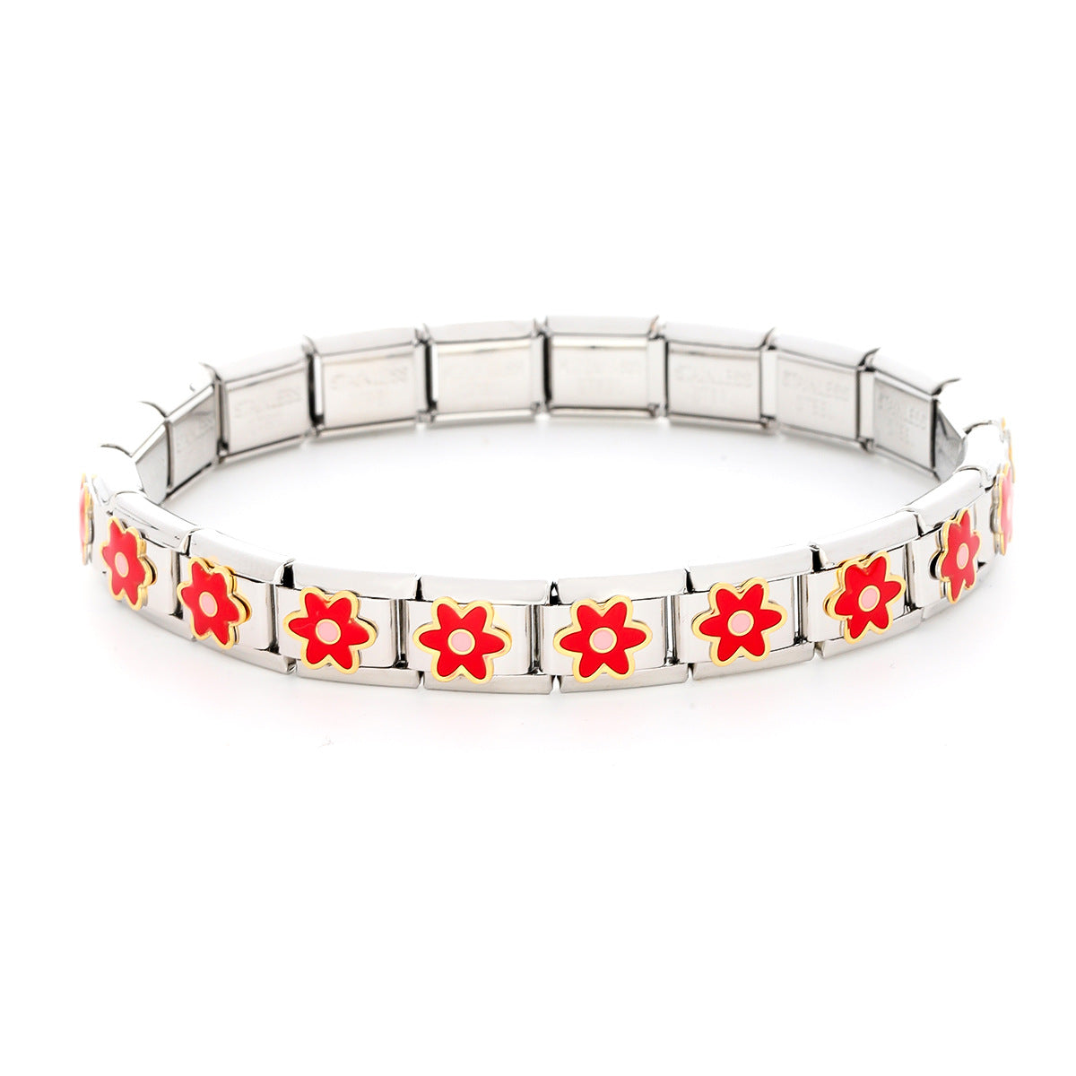 Wholesale Italian Charm Bracelet 9mm DIY Splicing Cartoon  Stainless Steel Composable Bracelet