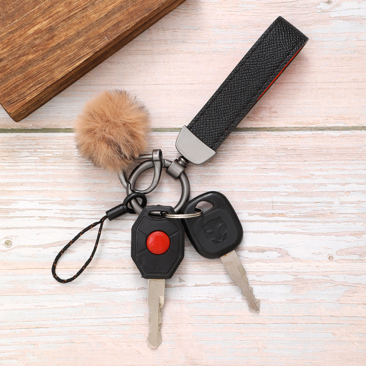 Wholesale Leather Plush Accessories Detachable Keychains ACC-KC-YiTian002