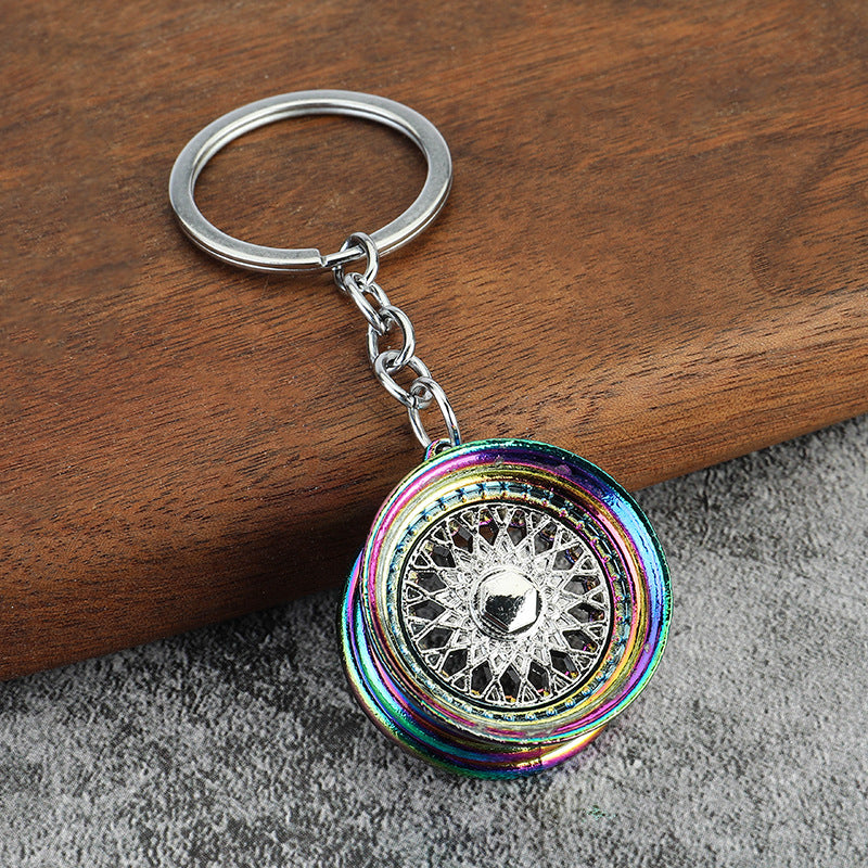 Wholesale Car BBS Wheel Metal Keychains ACC-KC-YuJia006