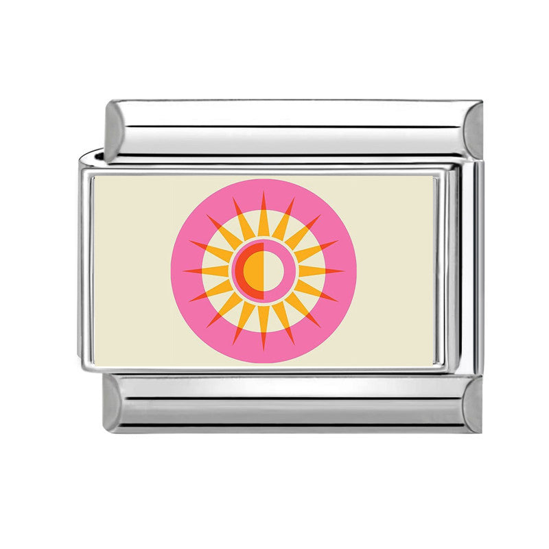 Wholesale 9mm Italian Charm Starter Bracelets DIY Flower Series Stainless Steel Composable Bracelet