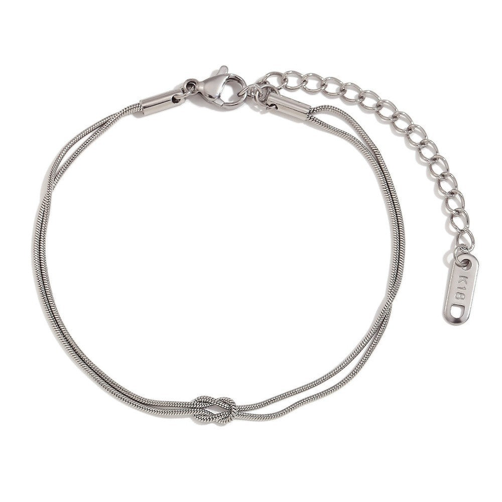 Wholesale Fashion Geometric Rhinestone Stainless Steel Bracelet For Women DIY Jewelry Accessory Travel Souvenir And Gift
