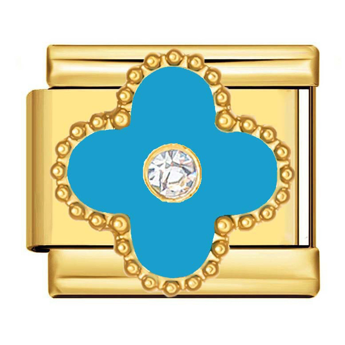 Wholesale 9mm Italian Charm Starter Bracelets DIY square Single Section Creative Stainless Steel Composable Bracelet
