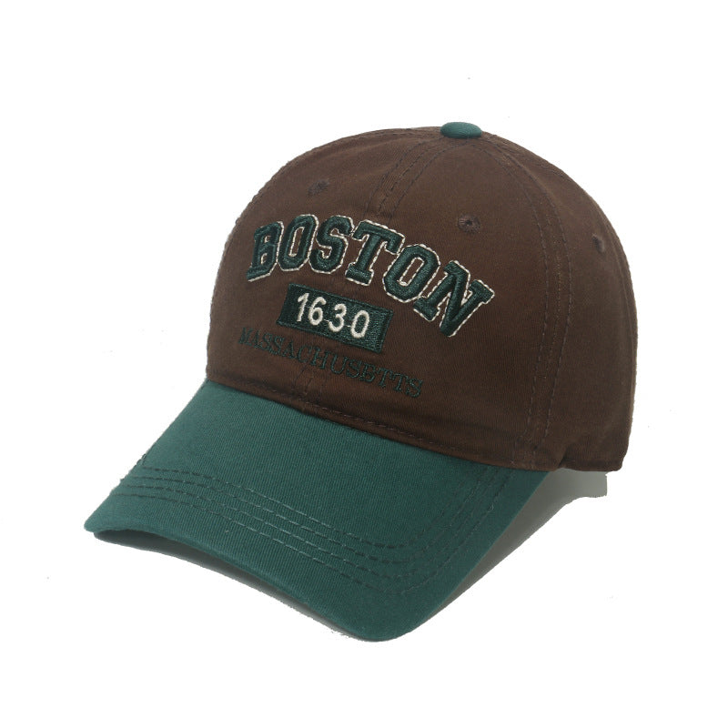 Wholesale Washed baseball cap with embroidered letters