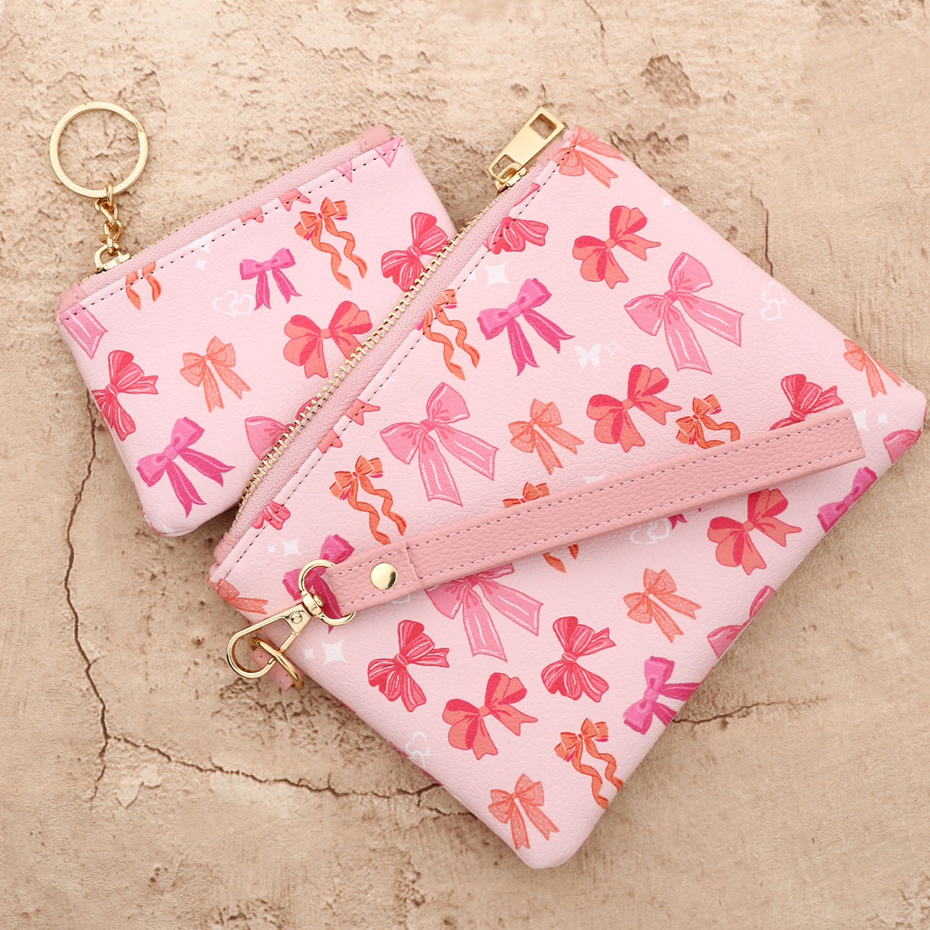 Wholesale Bow Tie  Card Holder  Phone Case Wristlet Keychain