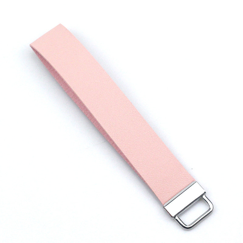 Wholesale Solid Color Leather Lanyard Keychain ACC-KC-TMS006