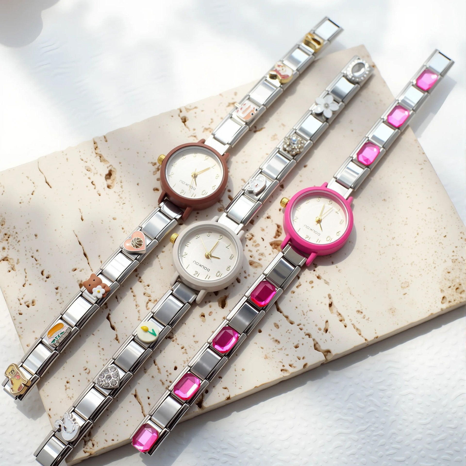 Wholesale Italian Charm Bracelet Quartz Watch