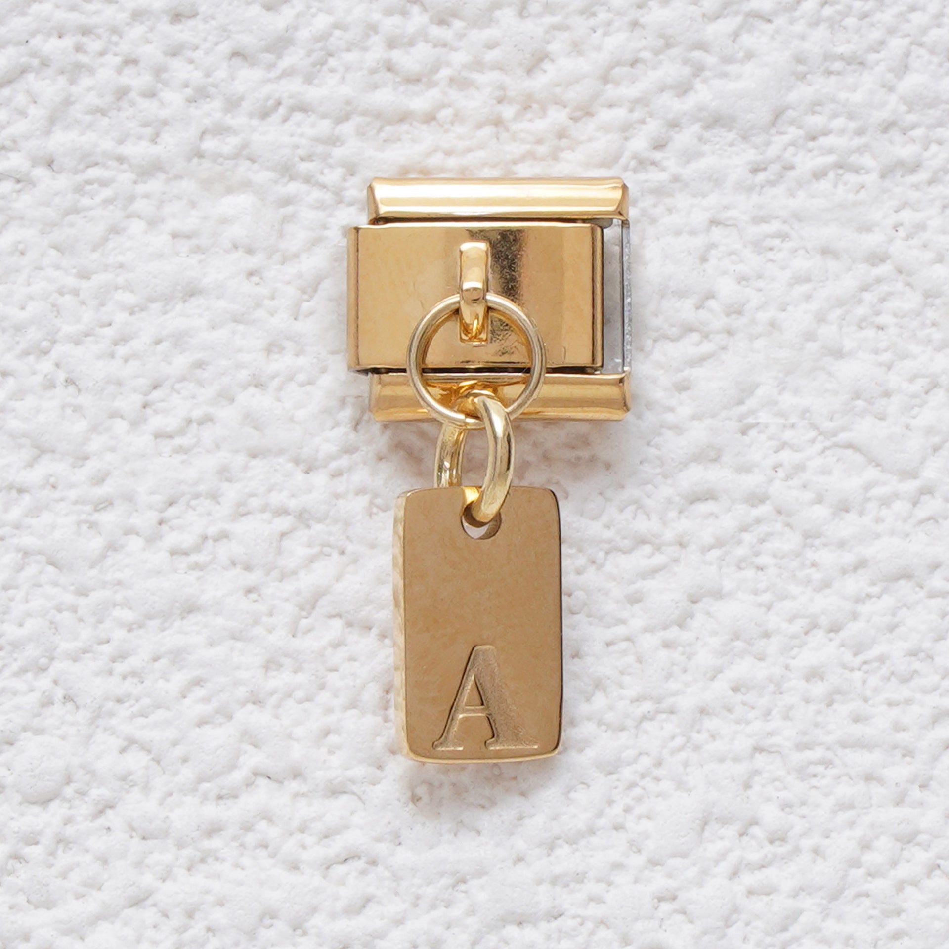 Wholesale 5pcs Italian Charm Bracelet 9mm DIY Splicing Letter Series Stainless Steel Composable Bracelet