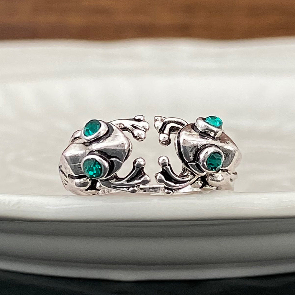 Wholesale frog  retro do old animal ring