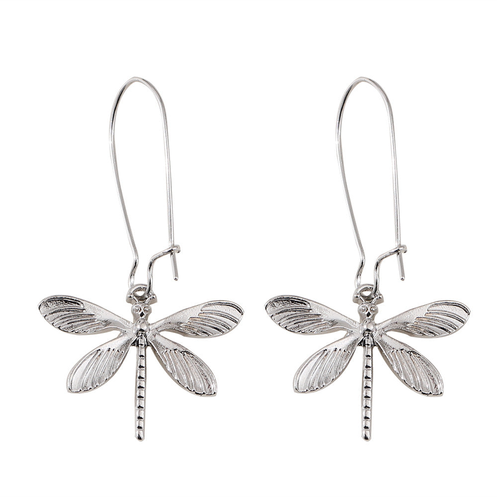 Wholesale  Retro Dragonfly Pendant Earrings