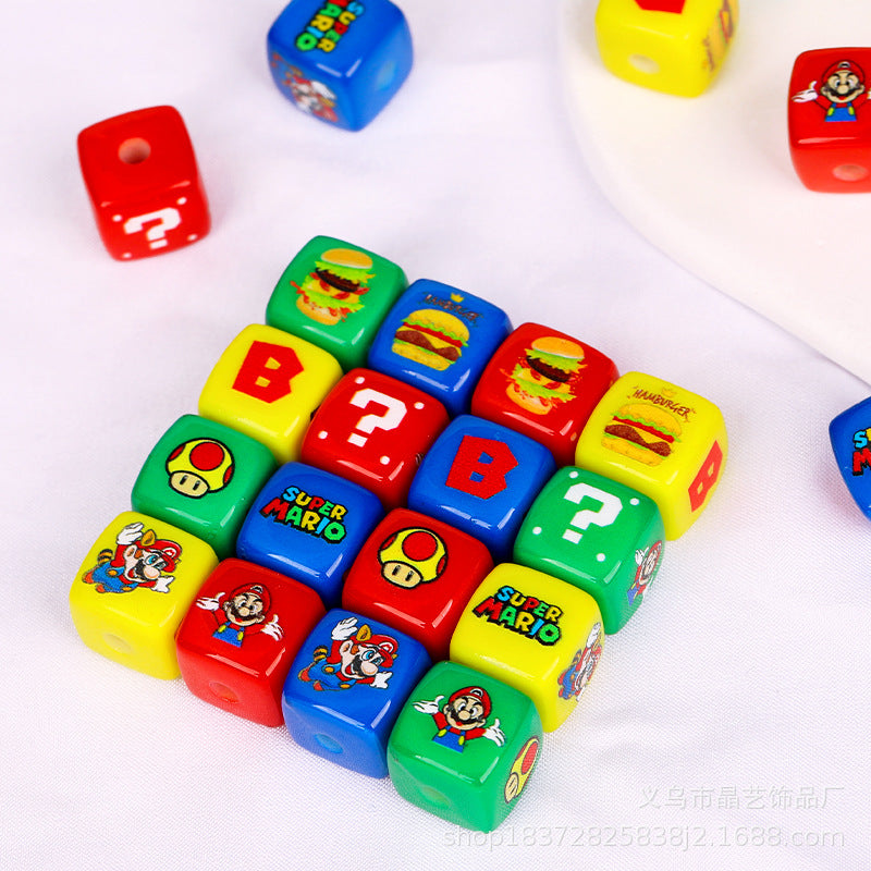 Wholesale random 10pcs Classic Cartoon Series Focal Beads DIY Bead Accessories ACCVIP