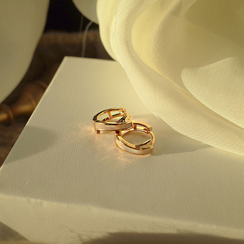 Wholesale S925 silver needle hoop earrings