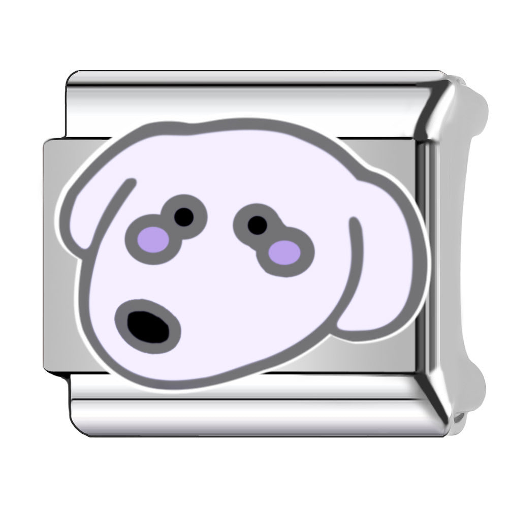 Wholesale  Italian Charm Bracelet 9mm DIY pet dogs Creative Stainless Steel Composable Bracelet