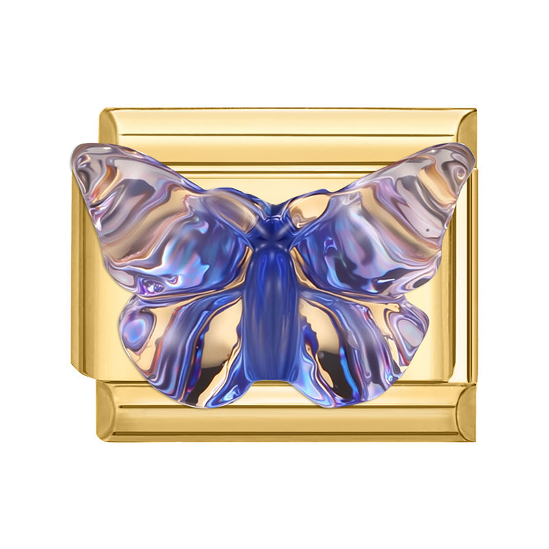 Wholesale Italian Charm Bracelet 9mm DIY Splicing Cute Creative Stainless Steel Composable Bracelet