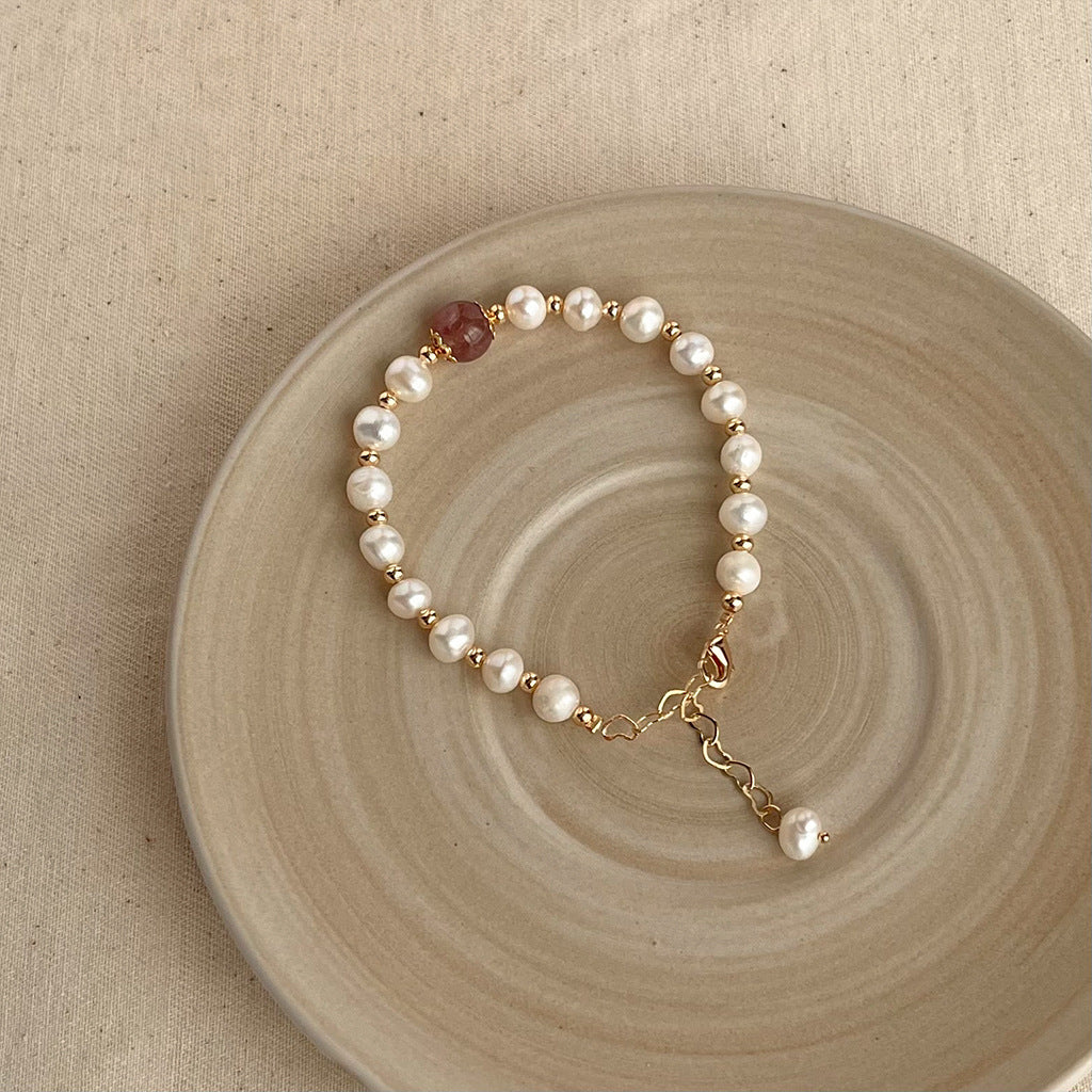Wholesale Baroque natural pearl bracelet