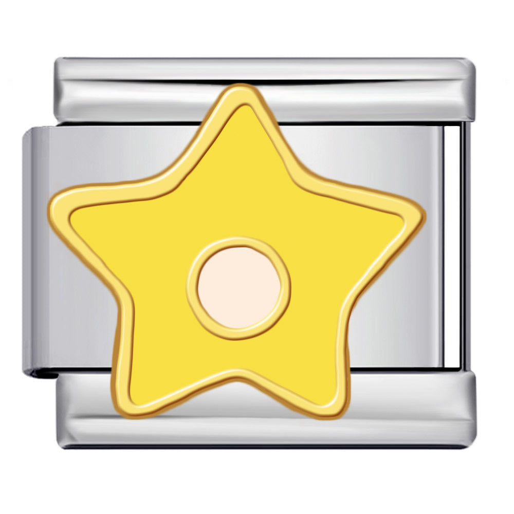 Wholesale  Italian Charm Bracelet 9mm DIY  gold-plated Creative Stainless Steel Composable Bracelet