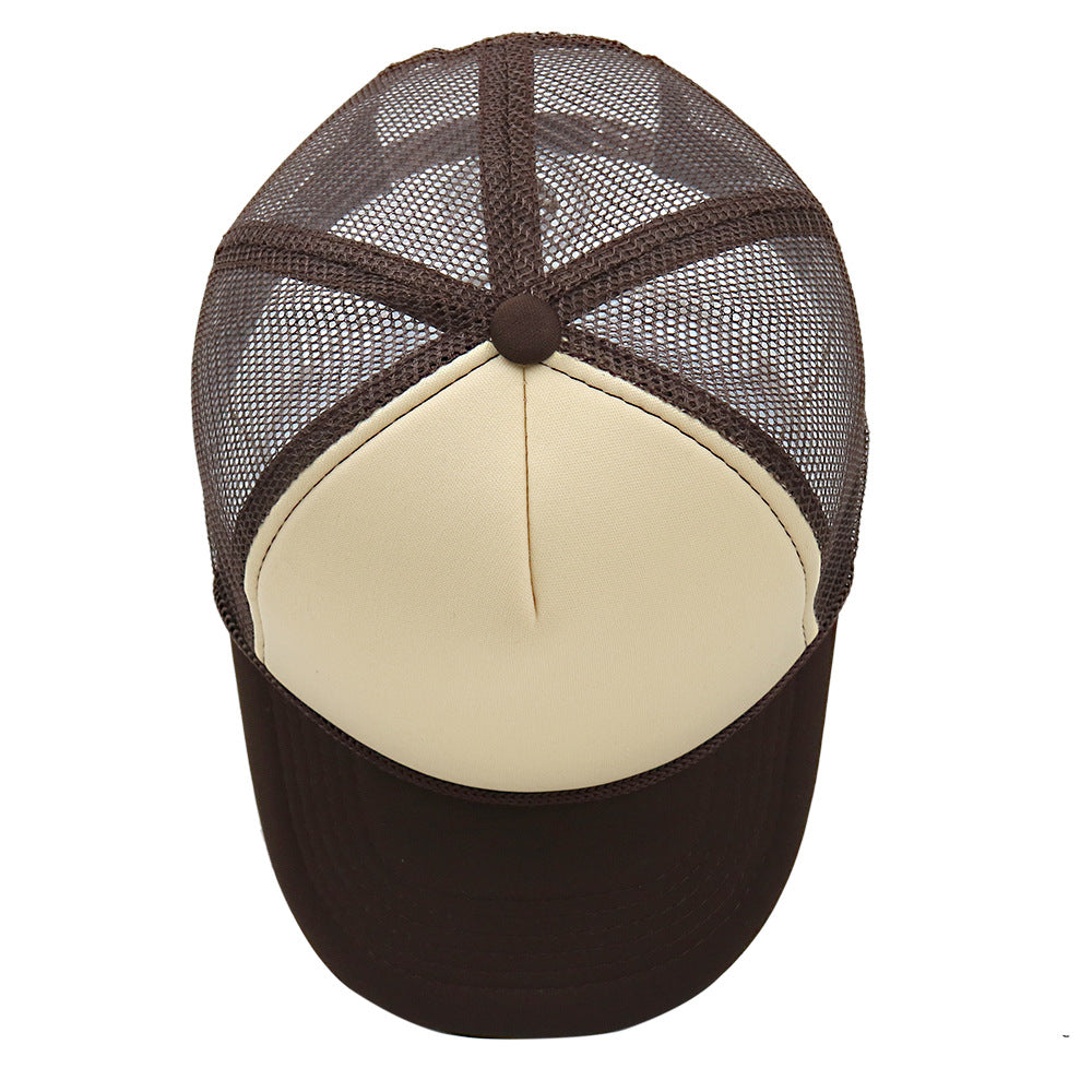 Wholesale DIY Blank Solid Color Trucker Cap  Baseball Cap