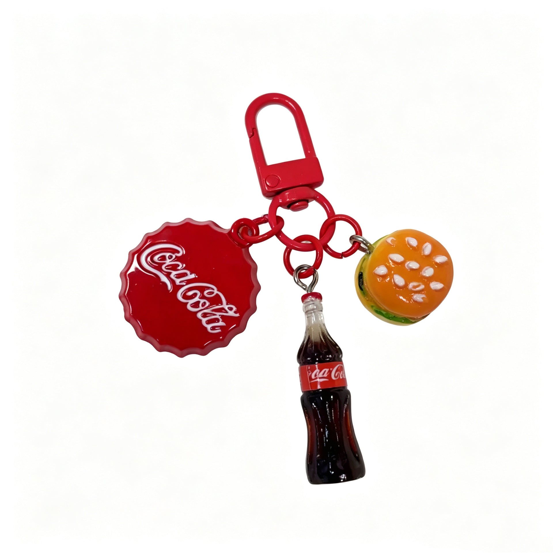 Wholesale Retro Soda Bottle Keychain Zinc Alloy Fashion Accessory for Bag Charm Gift