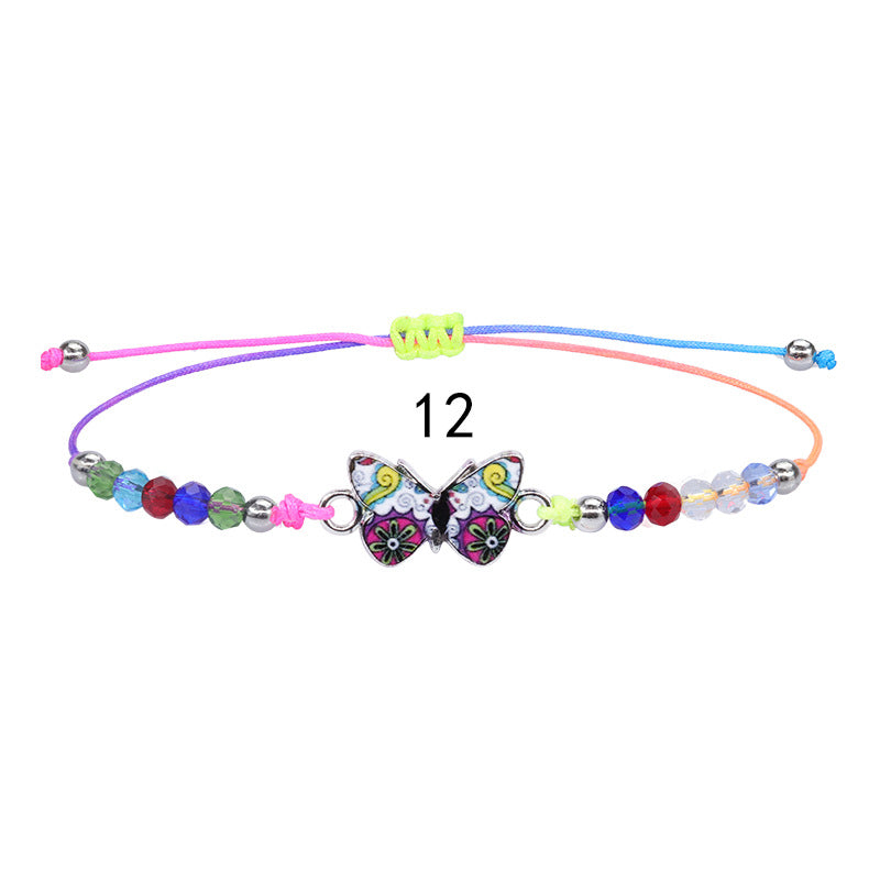 Wholesale Colorful butterfly party bracelet