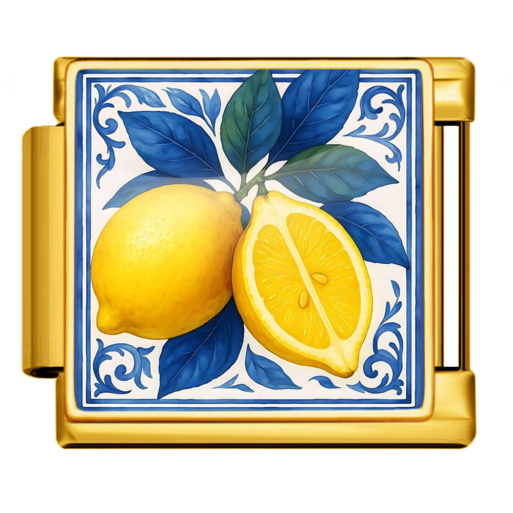 Wholesale Italian Charm Bracelet 9mm DIY  Image Printing  Creative Stainless Steel Composable Bracelet