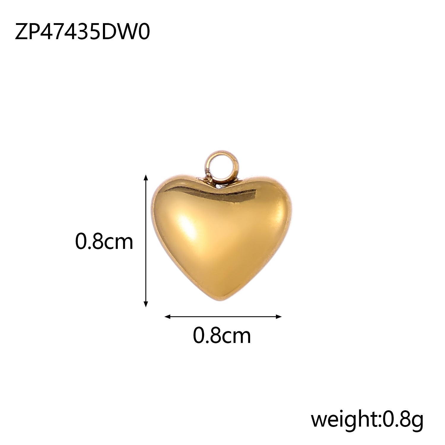 Wholesale love heart pendant stainless steel  pendant