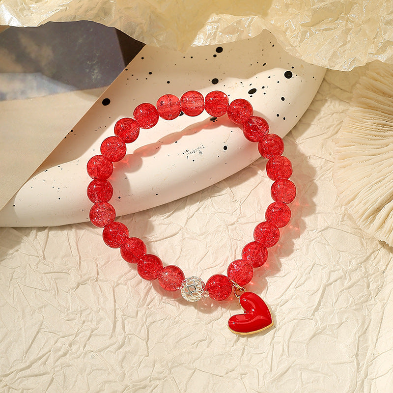 Wholesale Pearl Bracelet  Pink Butterfly Bracelet