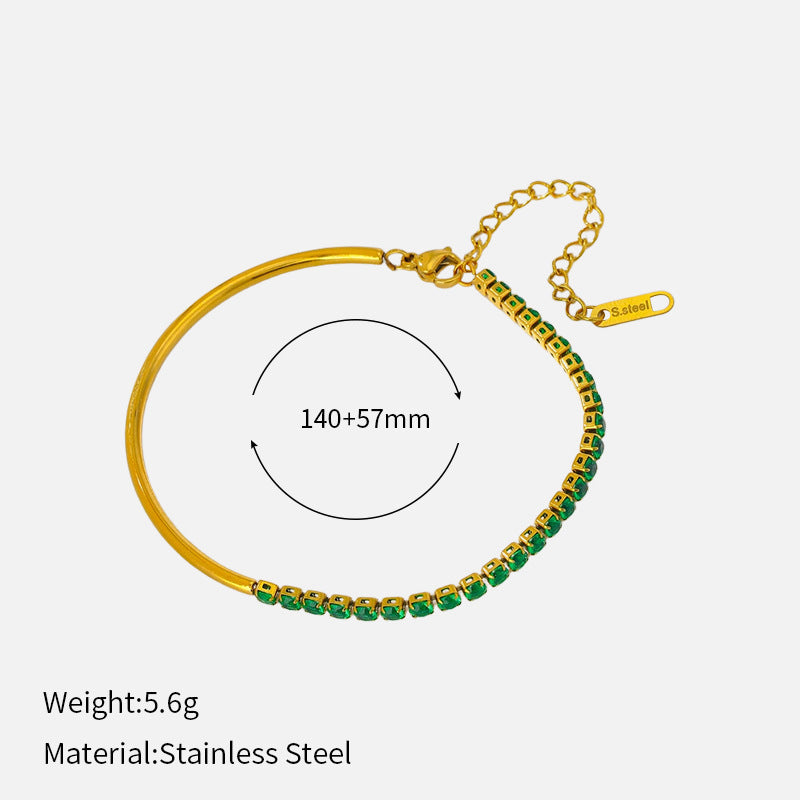 Wholesale Stainless steel bracelet light luxury high-end jewelry