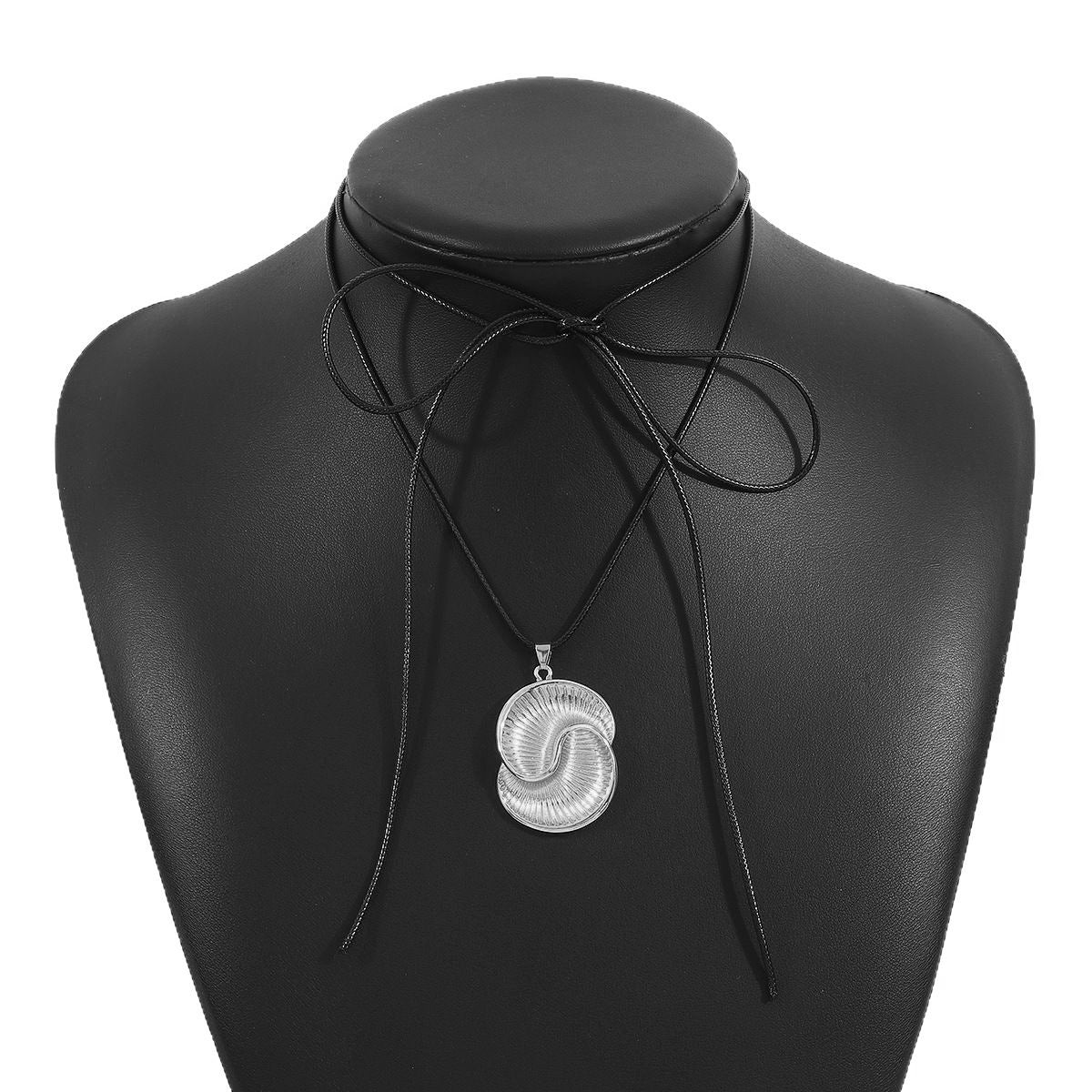 Wholesale Texture Spiral Retro Earrings Necklace Personalized Trend Internet Celebrity Ring