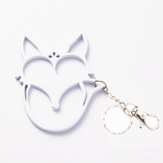 Wholesale Outdoor Fox Metal Pendant Keychain Keychains Accessories ACC-KC-NN001