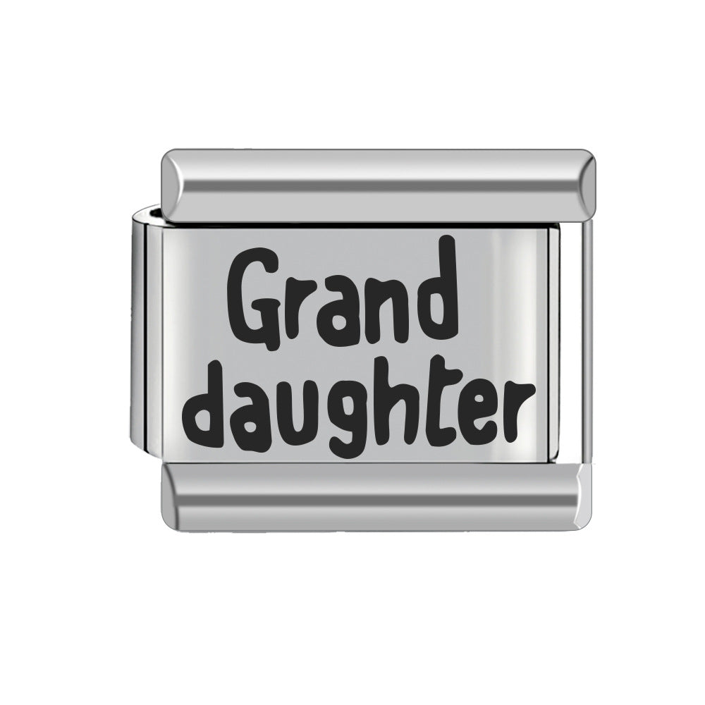 Wholesale 9mm Italian Charm Starter Bracelets DIY square Single Section Creative Stainless Steel Composable Bracelet