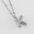 Wholesale  bubble letter necklace 18K stainless steel English letter pendant jewelry