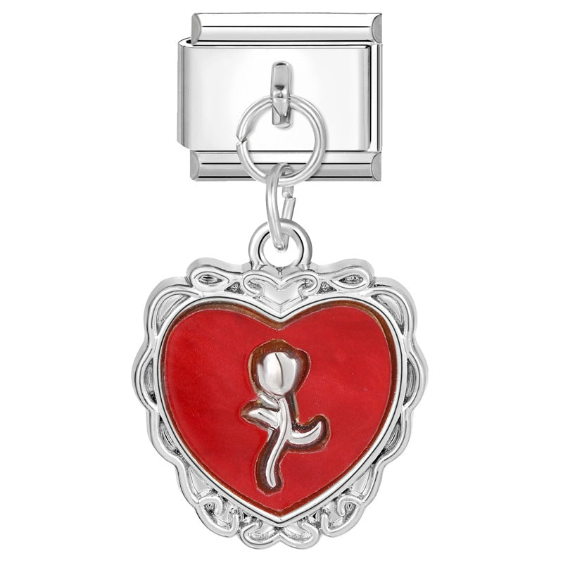 Wholesale 9mm Italian Charm Starter Bracelets DIY Pendant Stainless Steel Composable Bracelet