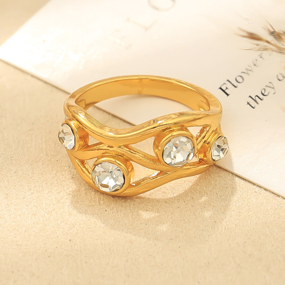 Wholesale Diamond-Encrusted Women's Rings