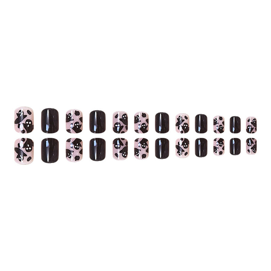 Wholesale 24 Pieces/box Halloween Press-on Nails Kits Nail Stickers ACC-NS-GuaiXL109
