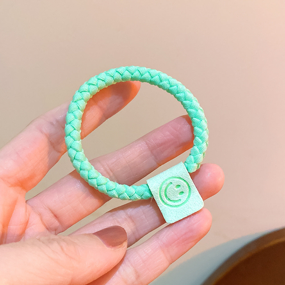 Wholesale Candy Color High Elastic Smiley Face Hair Band ACC-HS-Huidi038