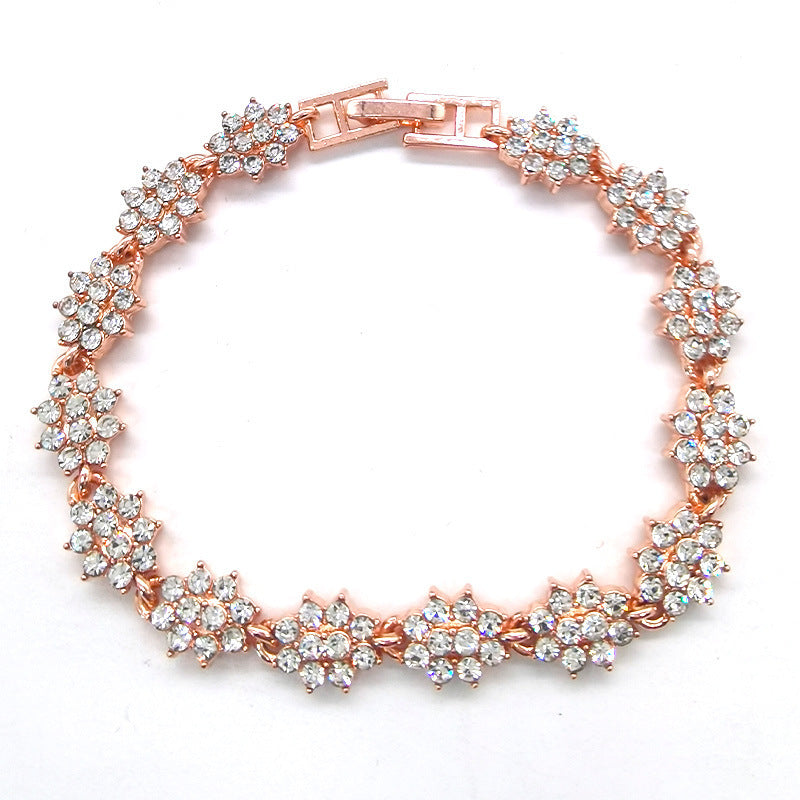 Wholesale Geometric rhinestone bracelet