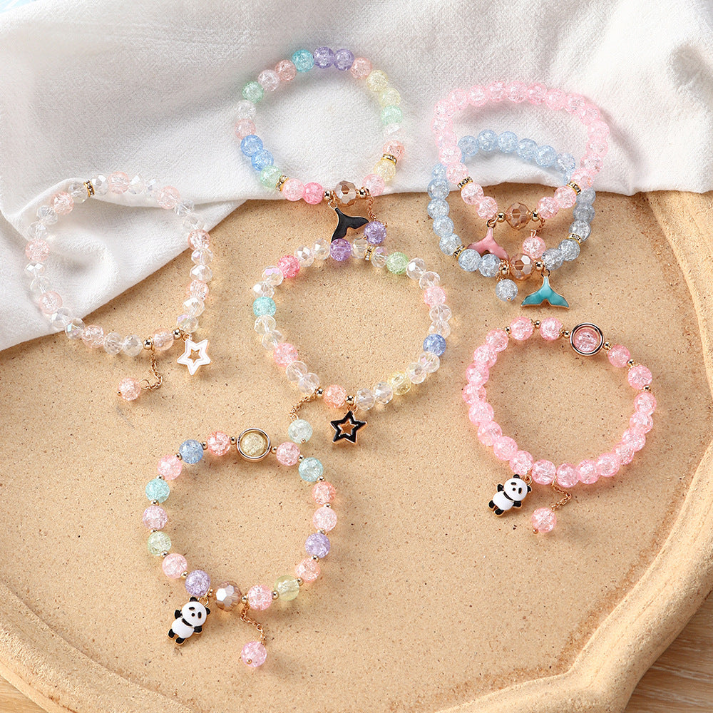 Wholesale  Panda Fishtail Mori Style  Bracelet
