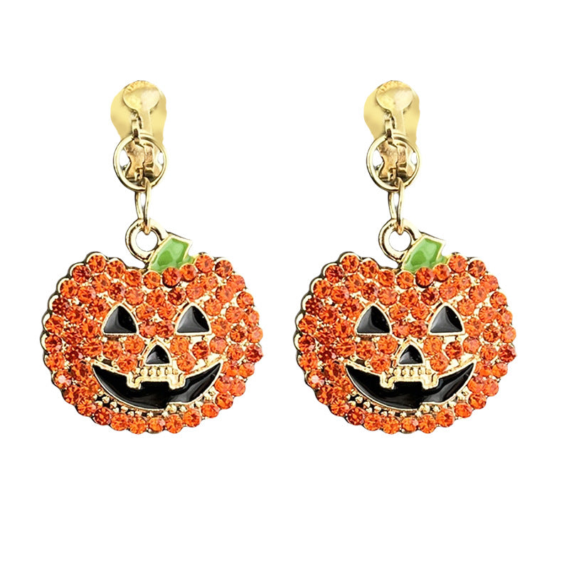 Wholesale 2 pairs/pack Halloween Ghost Pumpkin Earrings