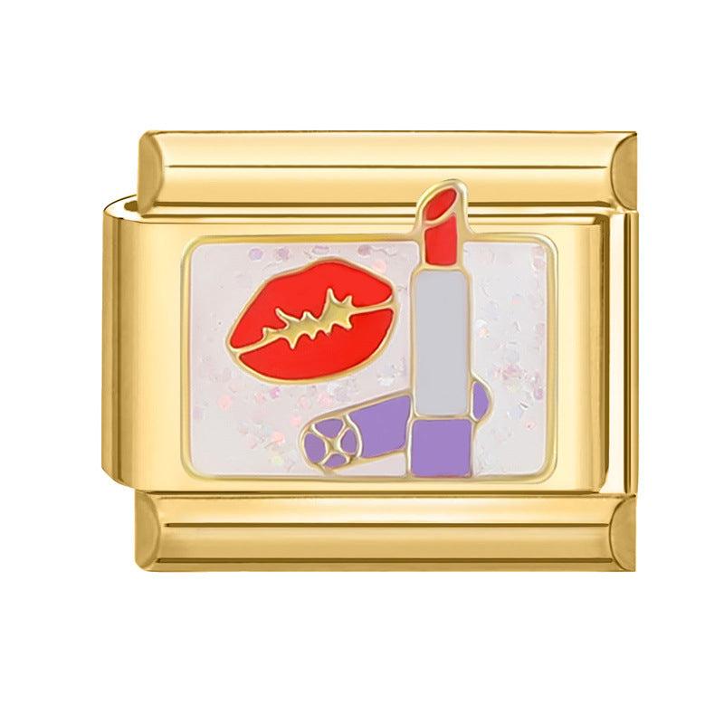 Wholesale Italian Charm Bracelet 9mm DIY Splicing Removable  Stainless Steel Composable Bracelet