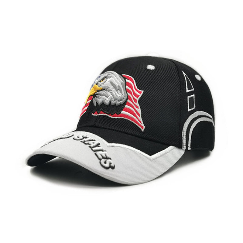 Wholesale  American flag eagle embroidered baseball cap