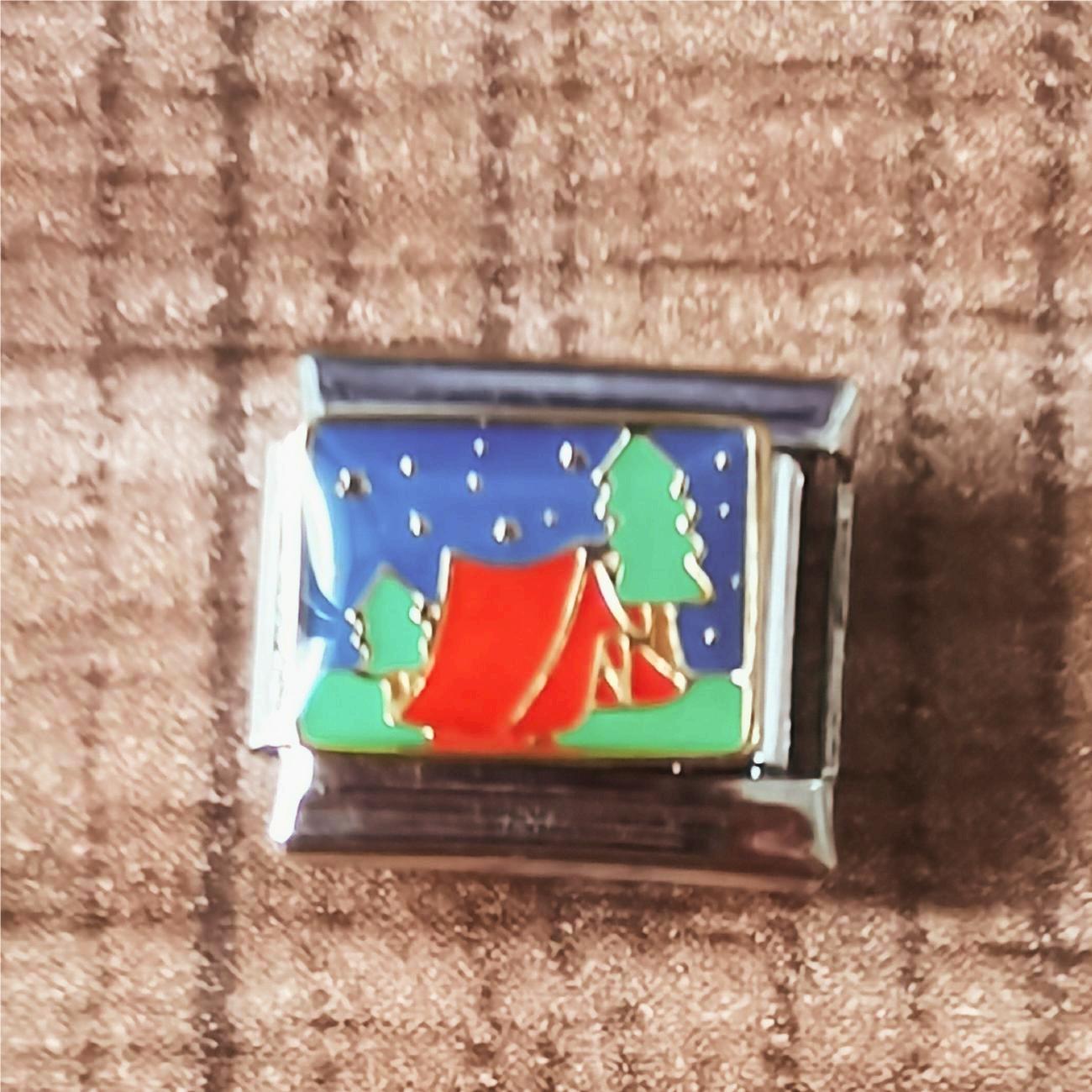 Wholesale Italian Charm Bracelet 9mm DIY Splicing Removable Stainless Steel Coconut Tree Composable Bracelet ACC-BT-XY045